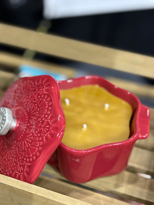 Beeswax Candle | Snowflake