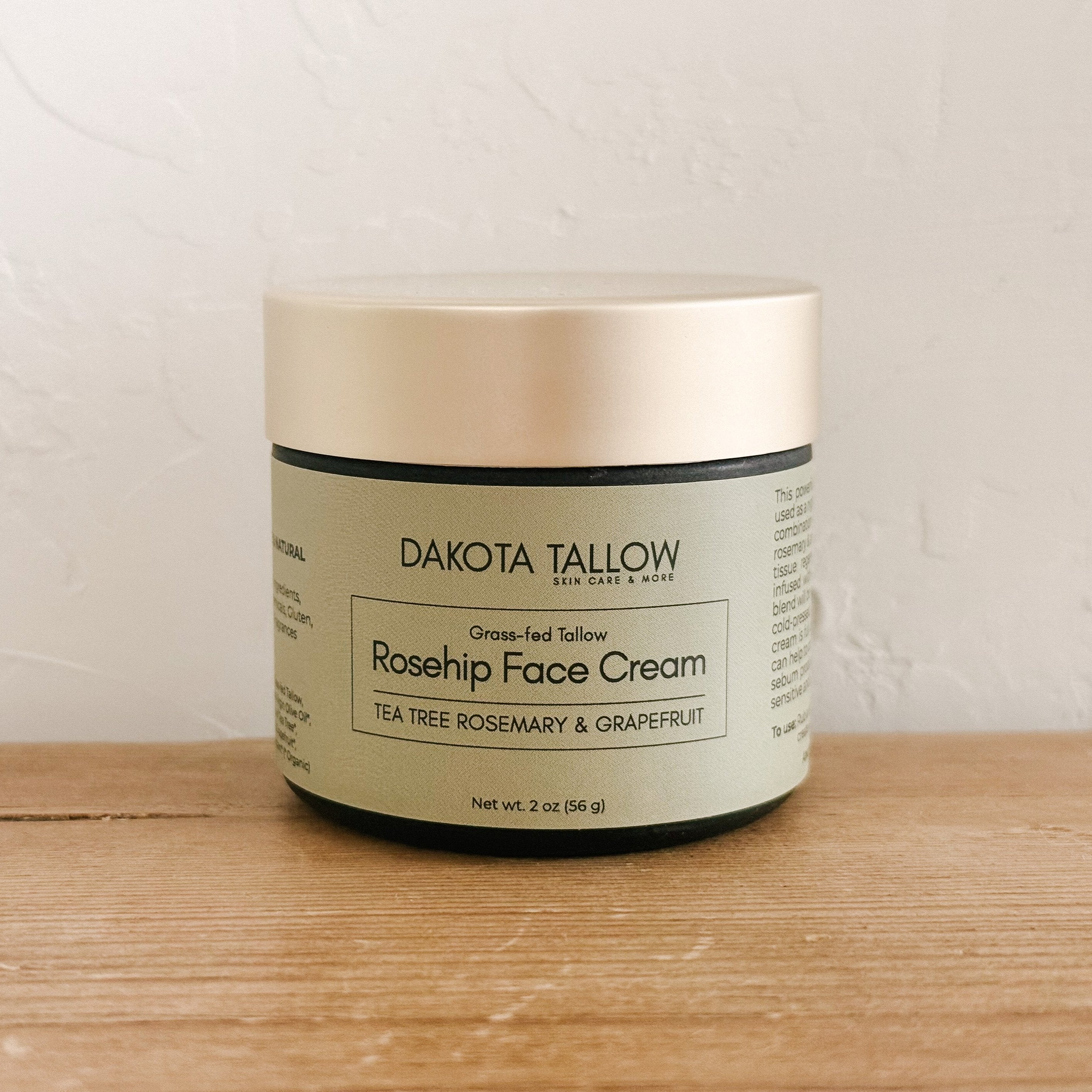 Tea Tree Rosemary & Grapefruit Rosehip Facial Cream – Dakota Tallow